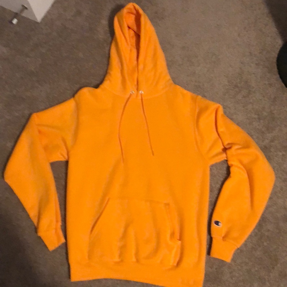 Champion Sweatshirt Hoodie Gold